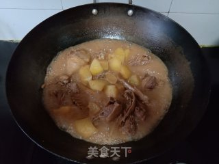 土豆烧番鸭的做法步骤：13