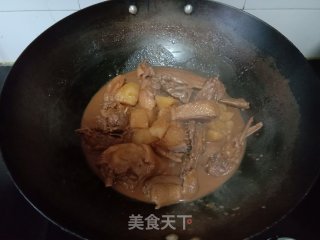 土豆烧番鸭的做法步骤：14