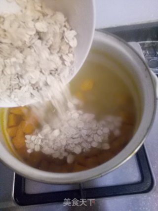 燕麦南瓜粥的做法步骤：3