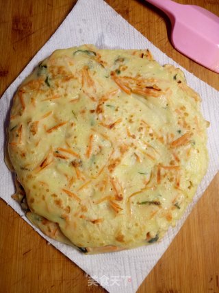 裙带菜鸡蛋饼的做法步骤：7