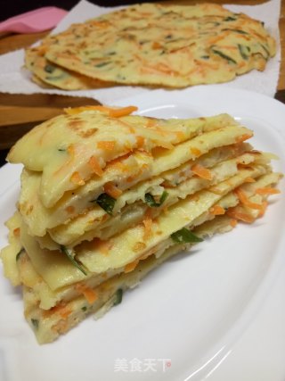 裙带菜鸡蛋饼的做法步骤：8