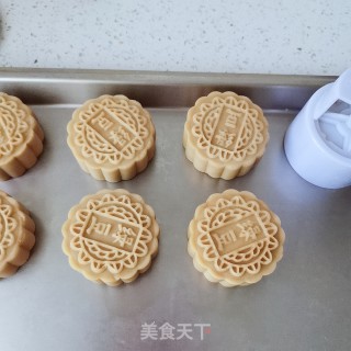 绿豆馅月饼的做法步骤：9
