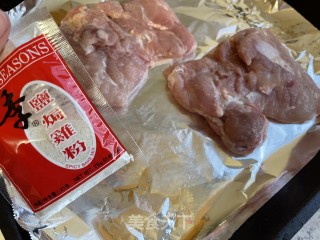 姜葱烤鸡扒的做法步骤：2