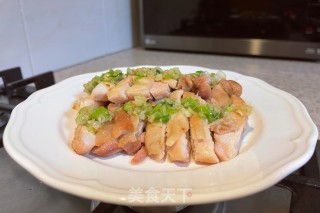 姜葱烤鸡扒的做法步骤：6
