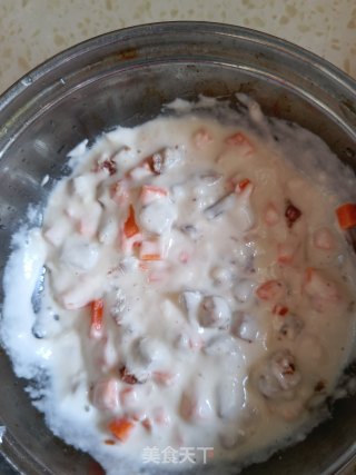 香肠胡萝卜煎饼的做法步骤：2
