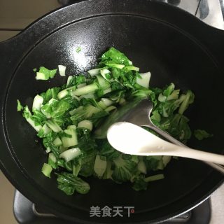 猪油炒白菜的做法步骤：3