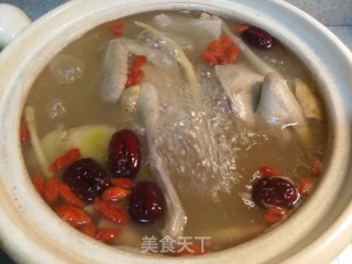 秋季第一大补汤～鸽子鲍鱼汤的做法步骤：5