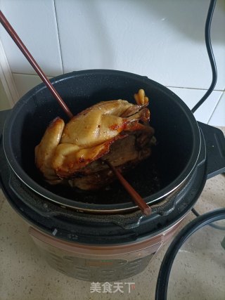电压力锅焗鸡的做法步骤：9