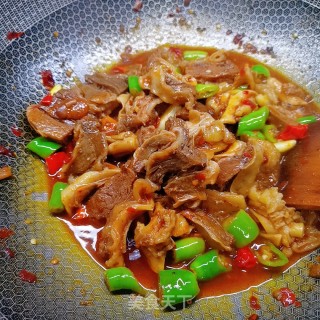 爆炒牛腩的做法步骤：12