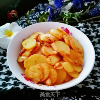 孜然土豆片的做法步骤：13