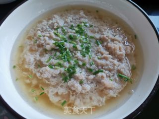 莲藕蒸肉饼的做法步骤：5