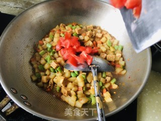 家常土豆丁拌面的做法步骤：8