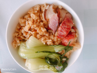 腊味煲仔饭（电饭锅版）的做法步骤：8