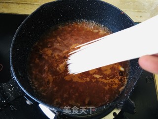 快手牛肉酱番茄酱汤面的做法步骤：2
