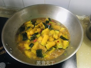 家常熬南瓜的做法步骤：9