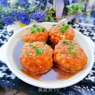 狮子头的做法步骤：11