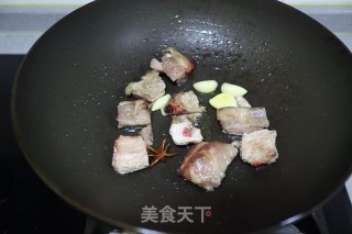 红烧排骨南瓜的做法步骤：3