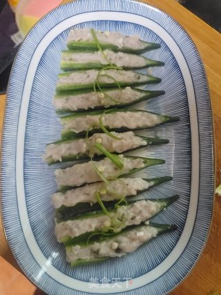 酿秋葵的做法步骤：10