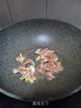 肉片炒青瓜的做法步骤：3
