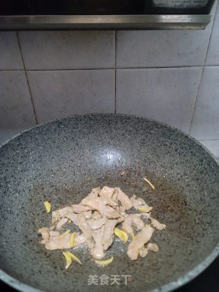 肉片炒青瓜的做法步骤：4