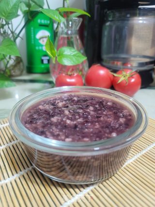 紫糯米燕麦粥的做法步骤：8