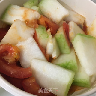大排西红柿烧冬瓜的做法步骤：7