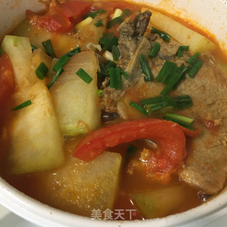 大排西红柿烧冬瓜的做法步骤：10