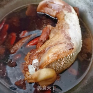 卤口舌的做法步骤：3