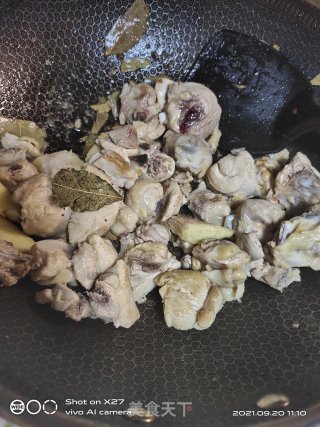 豆角焖土豆鸡肉的做法步骤：4