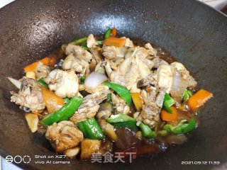 台式三杯鸡的做法步骤：6