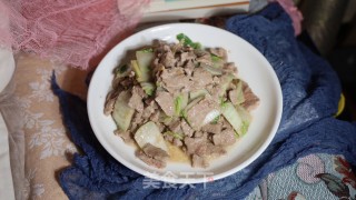 牛肉炒白菜的做法步骤：5