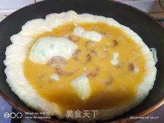 虾仁煎蛋的做法步骤：3