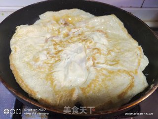 虾仁煎蛋的做法步骤：4