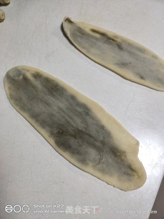 抹茶蛋黄酥的做法步骤：6