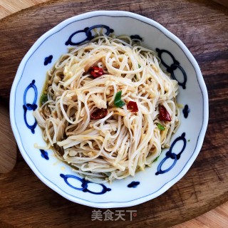 凉拌金针菇的做法步骤：9