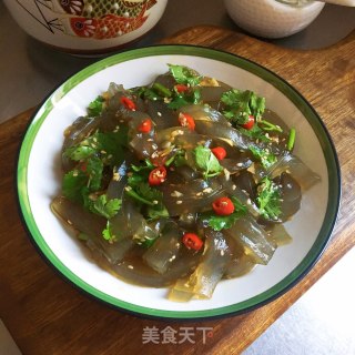 拌红薯粉皮的做法步骤：8