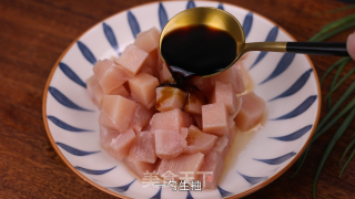 小炒鸡脯肉的做法步骤：3