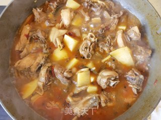 柴鸡炖土豆的做法步骤：14
