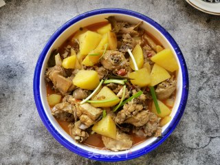 柴鸡炖土豆的做法步骤：16