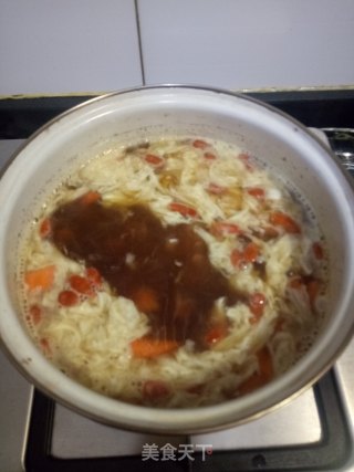 裙带菜鸡蛋汤的做法步骤：4
