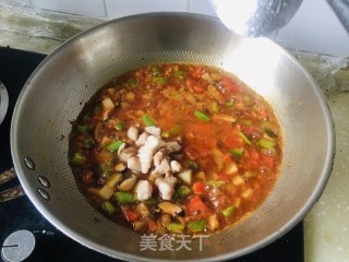 鸡肉香菇土豆丁拌荞面的做法步骤：7