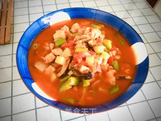 鸡肉香菇土豆丁拌荞面的做法步骤：10