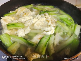 丝瓜鸡蛋汤的做法步骤：6