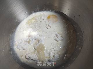 蓝蝴蝶豆沙包的做法步骤：1