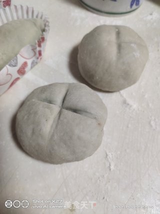 蓝蝴蝶豆沙包的做法步骤：5