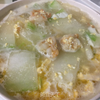 虾仁鸡蛋冬瓜汤的做法步骤：8