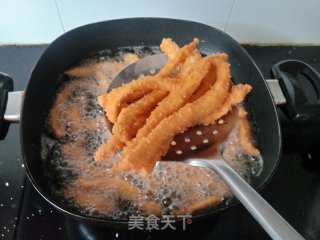 炸鸡柳的做法步骤：11