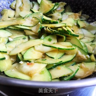 蚝油炒菜南瓜的做法步骤：7