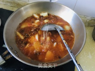 番茄土豆炖牛腩的做法步骤：6
