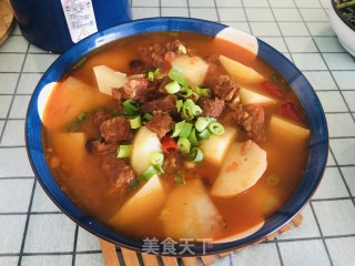 番茄土豆炖牛腩的做法步骤：8